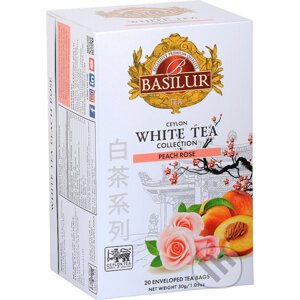 BASILUR White Tea Peach Rose 20x1,5g - Bio - Racio