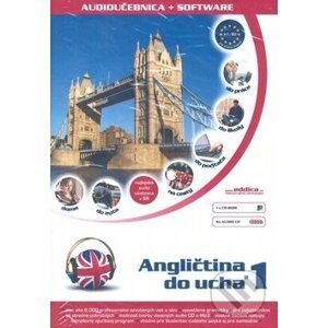 Angličtina do ucha 1 (1 CD-ROM, 4 audio CD, text) - Eddica