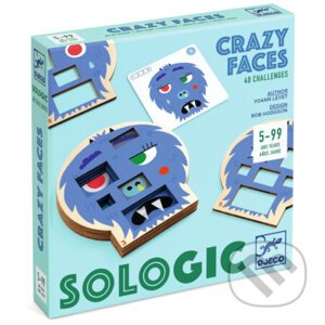 Bláznivé tváre: stolová logická hra pre 1 hráča - Djeco