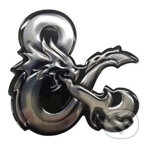Samolepka Dungeons and Dragons - Logo s metalickým efektom - Fantasy