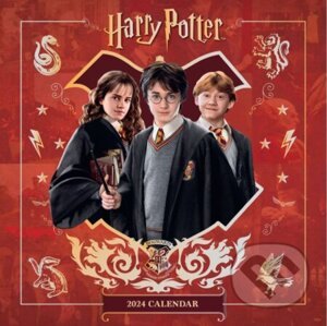 Oficiálny nástenný kalendár 2024 Harry Potter s plagátom - Harry Potter