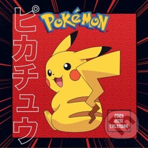 Oficiálny detský nástenný mini kalendár 2024: Pokémon s plagátom - Pokemon