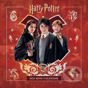 Oficiálny nástenný mini kalendár 2024: Harry Potter s plagátom - Harry Potter