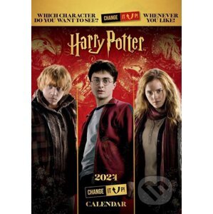 Oficiálny nástenný kalendár 2024 s nastaviteľnými obrázkami: Harry Potter - Harry Potter
