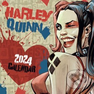 Oficiálny nástenný kalendár 2024 DC Comics: Harley Quinn s plagátom - HARLEY QUINN