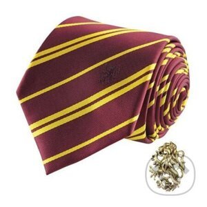 Kravata Harry Potter s odznakom - Chrabromil - Fantasy