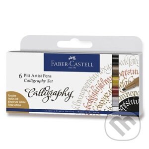 Faber - Castell Popisovač Pitt Artist Pen Caligraphy 6 ks - Faber-Castell