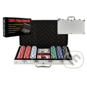 Poker sada 300 ks + karty + kostky v hliníkovém kufříku - Teddies