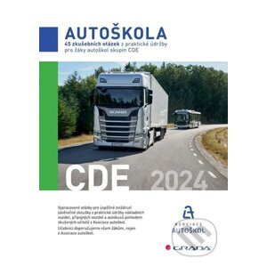 E-kniha 45 zkušebních otázek z praktické údržby pro žáky autoškol skupin CDE 2024 - autoškol ČR Asociace