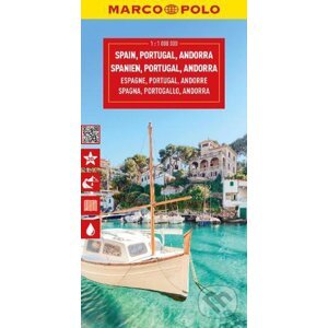 Španělsko, Portugalsko, Andorra 1:800 000 - Marco Polo