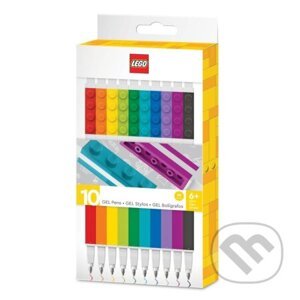 LEGO Gélové perá, mix farieb - 10 ks - LEGO