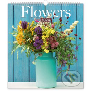 Nástěnný kalendář Flowers 2024 - Notique
