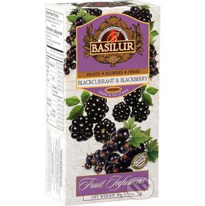 BASILUR Fruit Blackcurrant & Blackberry 25x2g - Bio - Racio