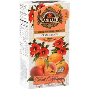 BASILUR Fruit Orange Peach 25x2g - Bio - Racio
