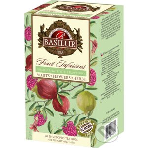 BASILUR Fruit Pomegranate with Raspberry 20x2g - Bio - Racio