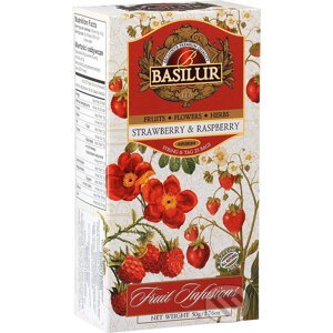 BASILUR Fruit Strawberry & Raspberry 25x2g - Bio - Racio