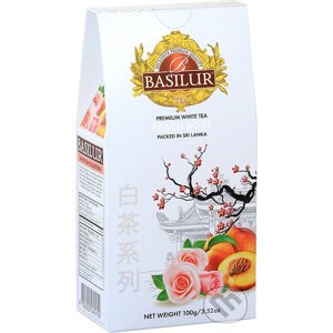 BASILUR White Tea Peach Rose 100g - Bio - Racio