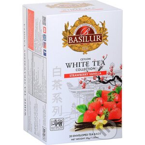 BASILUR White Tea Strawberry Vanilla 20x1,5g - Bio - Racio