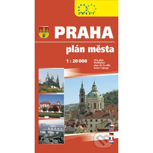 Praha plán města - Žaket