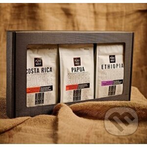Darčekový set mletých odrodových káv 3x 200g Costa Rica, Ethiopia, Papua - Pure Way