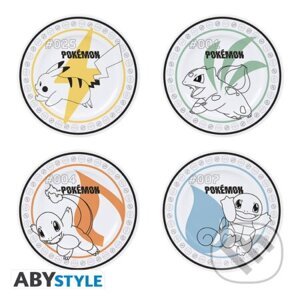 Pokémon Porcelánové taniere sada 4 ks - ABYstyle