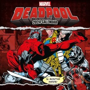 Oficiálny nástenný kalendár 2024 - 16 mesiacov Marvel: Deadpool - Deadpool