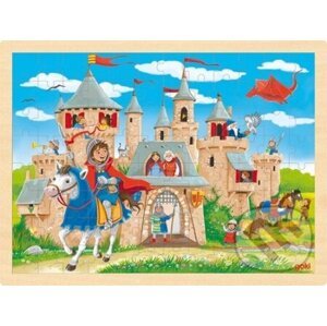 Dřevěné puzzle Rytířský hrad - Goki
