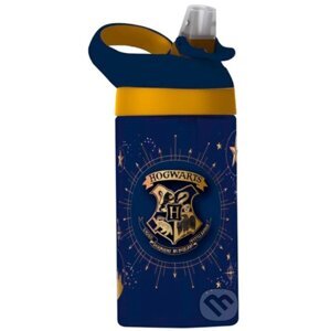 Plastová fľaša Chibi Hogwarts Crest: Chibi Erb Bradavic - Harry Potter