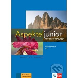 Aspekte junior 2 (B2) – Medienpaket (4CD + DVD) - Klett