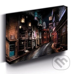 Harry Potter Obraz LED svietiaci - Priečna ulica - EPEE