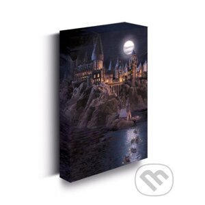 Harry Potter Obraz LED svietiaci - Rokfort hrad - EPEE