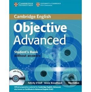 Objective Advanced Student's Book without Answers with CD-ROM (3rd) - Felicity O´Dell