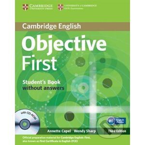 Objective First Student´s Book without Answers with CD-ROM (3rd) B2 - Annette Capel
