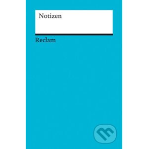 Notizen (blau) - Reclam
