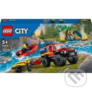 LEGO® City 60412 Hasičské auto 4x4 a záchranný čln - LEGO