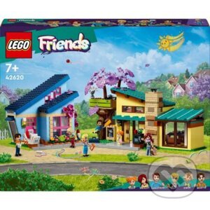 LEGO® Friends 42620 Rodinné domy Ollyho a Paisley - LEGO