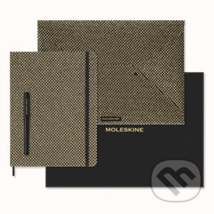 Moleskine - zberateľský set Shine zlatistý v darčekovej krabici - Moleskine