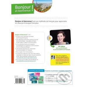 Bonjour et bienvenue A1.2 - tout en français - Livre-cahier + didierfle.app - Lucile Bertaux