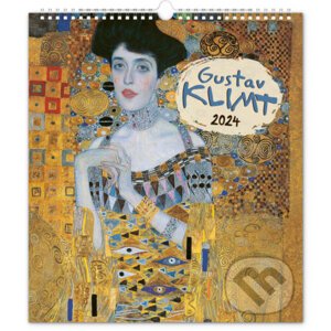 Nástěnný kalendář Gustav Klimt 2024 - Presco Group