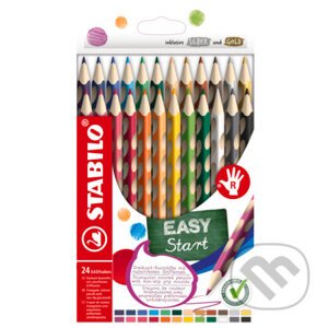 Ergonomické farbičky pre pravákov - STABILO EASYcolors - 24 ks sada - STABILO