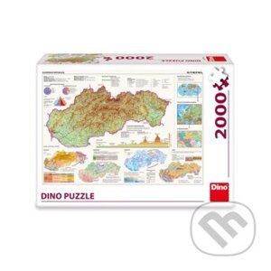 Mapa Slovenska - Dino