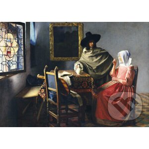 Johannes Vermeer - The Glass of Wine, 1661 - Bluebird