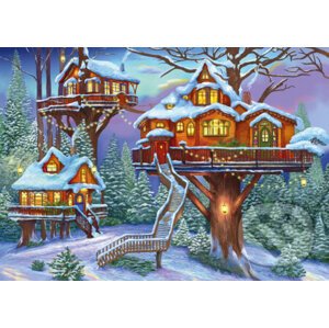 Zimný dom na strome - Alipson Puzzle