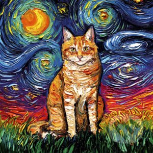 Mačka v noci - Alipson Puzzle