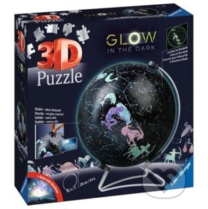 Puzzle-Ball Svítící globus: Hvězdná obloha - Ravensburger