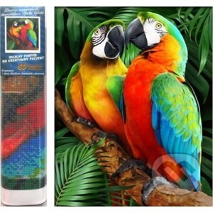 Diamantové malování Barevní papoušci - Norimpex