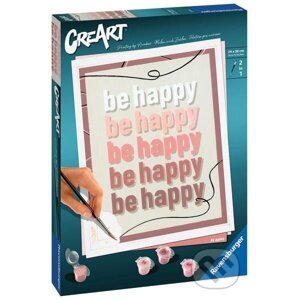 CreArt Buď šťastný: Be happy - Ravensburger
