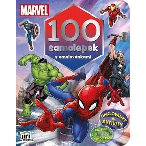 100 samolepek s omalovánkami Marvel - Jiří Models