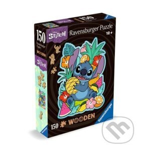 Drevené puzzle Disney: Stitch - Ravensburger