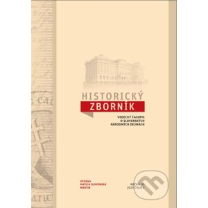 Historický zborník č. 2-2023 - Vydavateľstvo Matice slovenskej